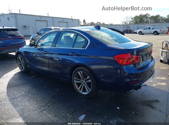 WBA8D9C5XJEM32793 2018 BMW 3 SERIES Blue უკანა მარცხენა
