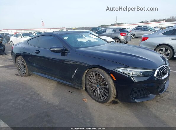 WBAAE2C03LCE58065 2020 BMW 8 SERIES Dark Blue უკანა სალონის ხედი