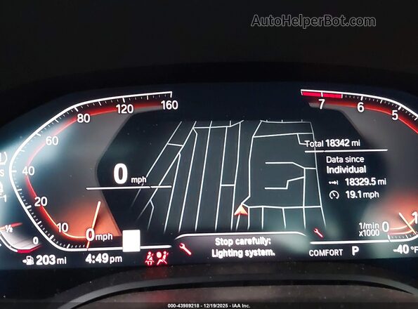WBAAE2C08RCR06192 2024 BMW 8 SERIES Black უკანა სავარძლების ხედი