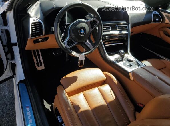 WBABC4C53KBU96320 2019 BMW M8 White წინა პანელის ხედი