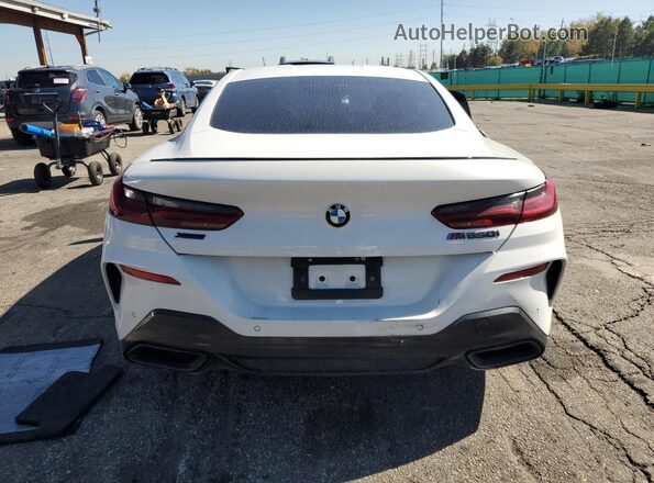 WBABC4C53KBU96320 2019 BMW M8 White უკანა ხედი