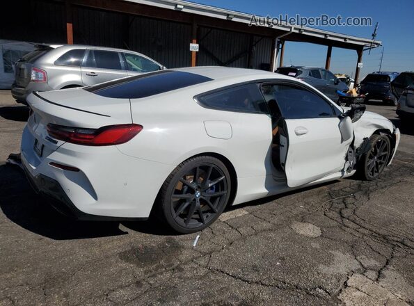 WBABC4C53KBU96320 2019 BMW M8 White უკანა მარჯვენა