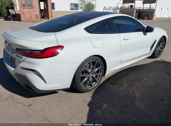 WBABC4C54KBJ35856 2019 BMW M8 White Задня права чверть