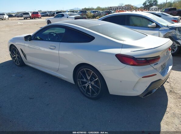 WBABC4C54KBJ35856 2019 BMW M8 White Задня ліва чверть
