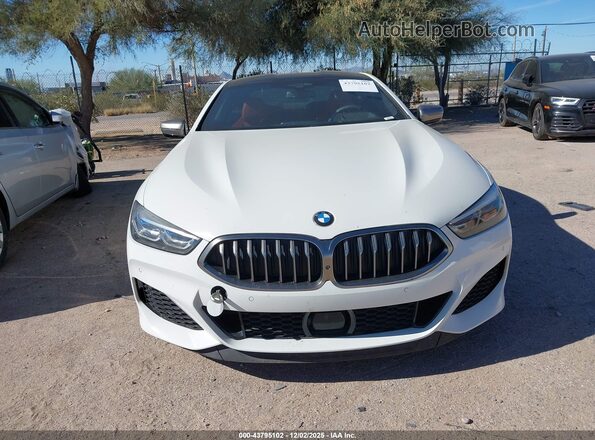 WBABC4C54KBJ35856 2019 BMW M8 White Вид задньої частини салону