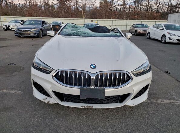 WBADZ4C06LBP67982 2020 BMW 8 SERIES White Вид спереду