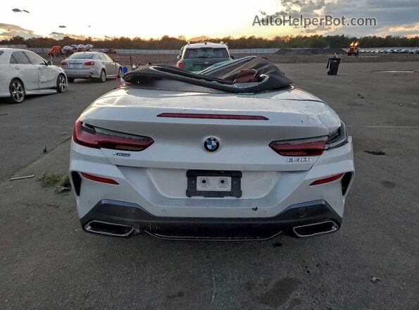 WBADZ4C06LBP67982 2020 BMW 8 SERIES White Вид ззаду
