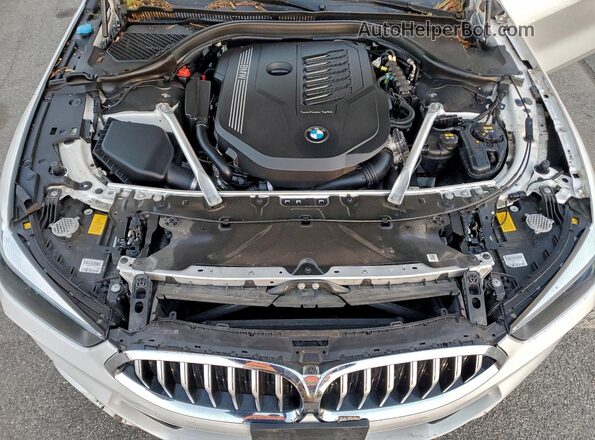 WBADZ4C06LBP67982 2020 BMW 8 SERIES White Вид задньої частини салону
