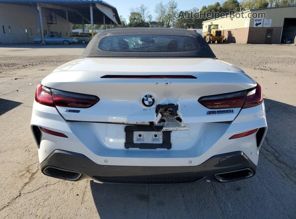 WBAFY4C55KBX39015 2019 BMW M8 White Rear view