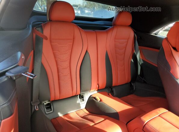 WBAFY4C58KBX29451 2019 BMW M8 Black Rear seats view