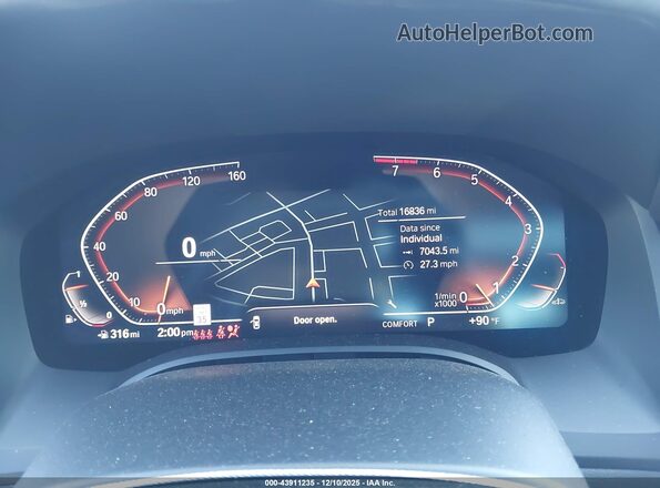 WBAGV2C04SCS38827 2025 BMW 8 SERIES Gray უკანა სავარძლების ხედი