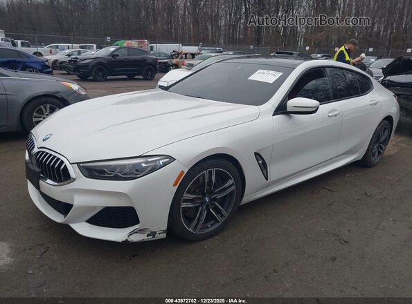 WBAGV4C08LCE03097 2020 BMW 8 SERIES Белый Передняя левая четверть