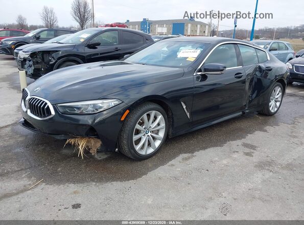 WBAGV4C09MCE95094 2021 BMW 8 SERIES Black წინა მარცხენა ხედი სამი მეოთხედიდან