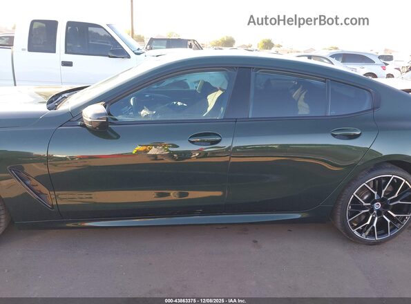 WBAGV8C07PCL70409 2023 BMW M8 Green სალონის 360-გრადუსიანი ხედი