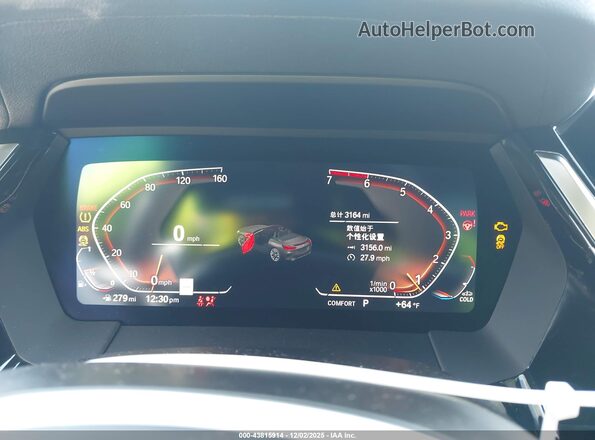 WBAHF3C01SWY44558 2025 BMW Z4 White Вид задніх сидінь