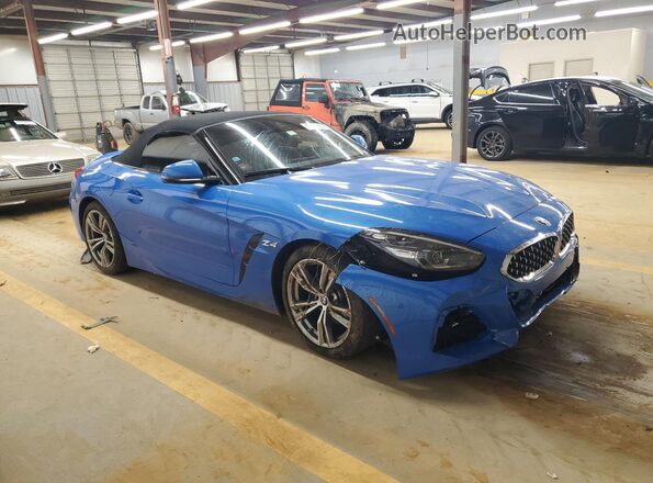 WBAHF3C04LWW68462 2020 BMW Z4 Синий Передняя правая четверть