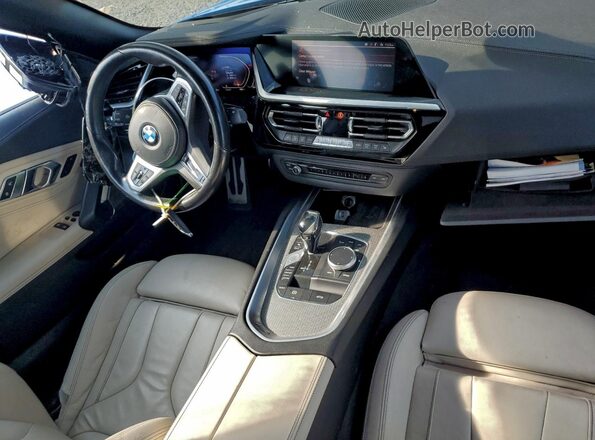 WBAHF3C08LWW57254 2020 BMW Z4 Blue წინა პანელის ხედი