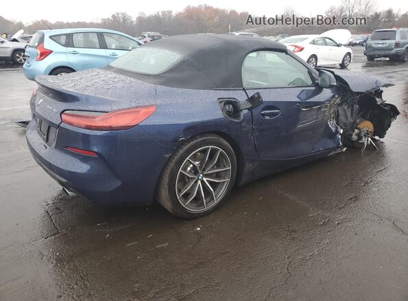 WBAHF3C08MWX19804 2021 BMW Z4 Blue Задня права чверть