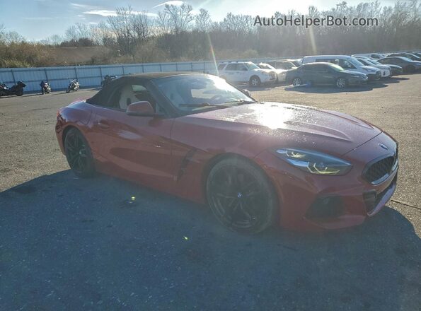 WBAHF3C53KWW25841 2019 BMW Z4 Red Delantero derecho