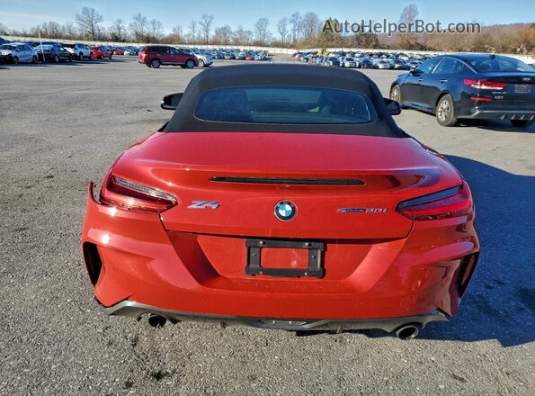 WBAHF3C53KWW25841 2019 BMW Z4 Red Vista trasera