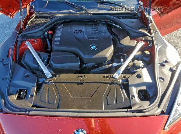 WBAHF3C53KWW25841 2019 BMW Z4 Red Vista interior trasera