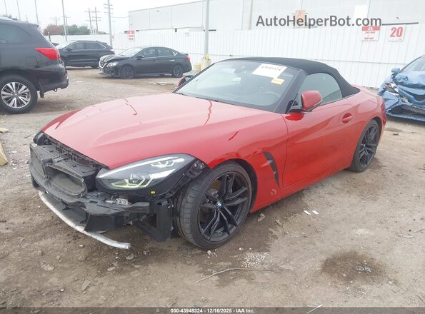 WBAHF3C55KWW30183 2019 BMW Z4 Red Передня ліва чверть
