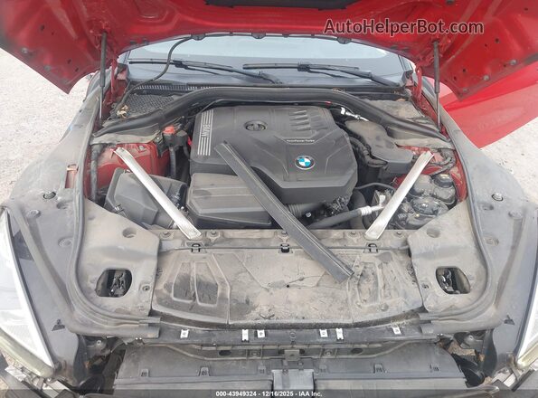 WBAHF3C55KWW30183 2019 BMW Z4 Red Вид ззаду