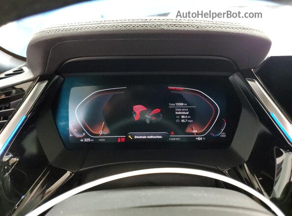 WBAHF3C5XKWW43995 2019 BMW Z4 Blue Вид щитка приладів