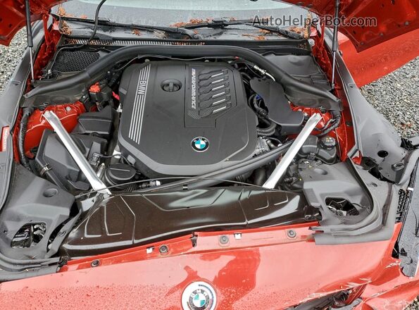 WBAHF9C09PWY25346 2023 BMW Z4 Red Widok wnętrza z tyłu