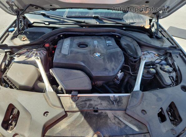 WBAJA5C53KBX46873 2019 BMW 5 SERIES Silver უკანა სალონის ხედი