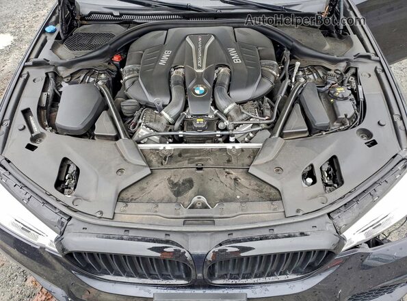 WBAJB9C58KB287666 2019 BMW M5 Blue უკანა სალონის ხედი