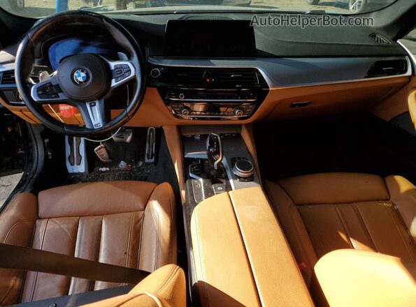 WBAJB9C59KB464922 2019 BMW M5 Blue წინა პანელის ხედი