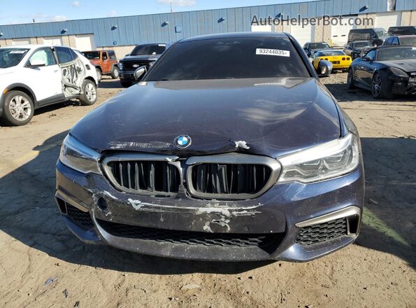 WBAJB9C59KB464922 2019 BMW M5 Blue წინა ხედი