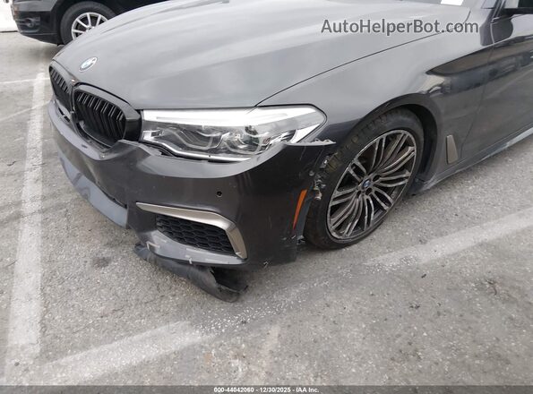 WBAJB9C5XJB034766 2018 BMW 5 SERIES Black Vista frontal