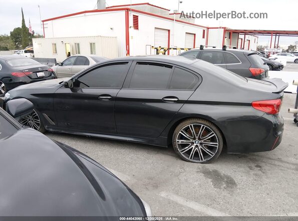 WBAJB9C5XJB034766 2018 BMW 5 SERIES Black Vista interior trasera