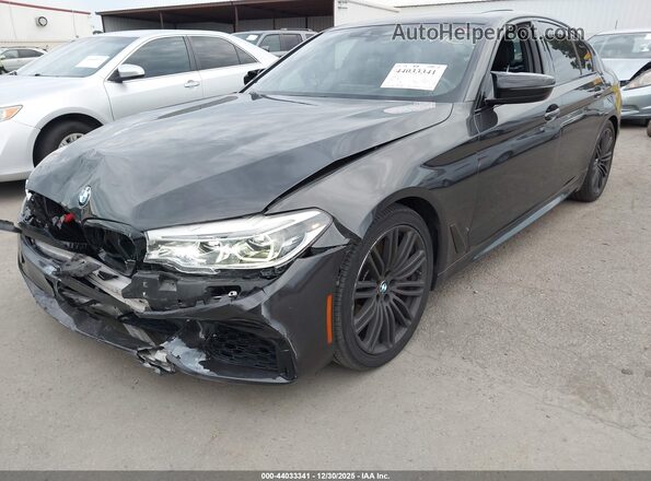 WBAJB9C5XJG463862 2018 BMW 5 SERIES Gray 