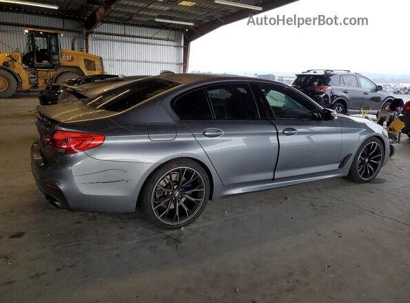 WBAJB9C5XKB288432 2019 BMW M5 Серый Задняя правая четверть