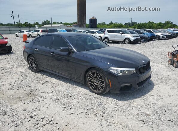 WBAJE5C58JWA95464 2018 BMW 5 SERIES Black Przód prawy
