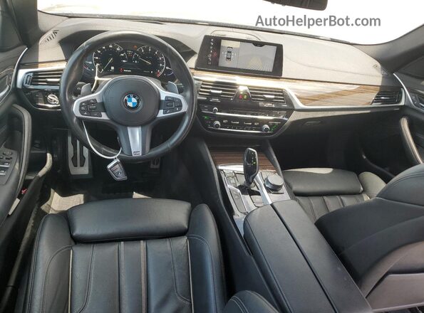 WBAJE5C58JWA95464 2018 BMW 5 SERIES Black Widok deski rozdzielczej