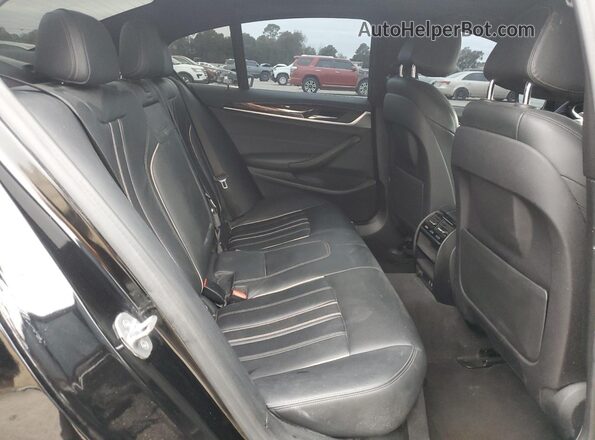 WBAJR3C04LCD06676 2020 BMW 5 SERIES Black Հետևի նստատեղերի տեսք