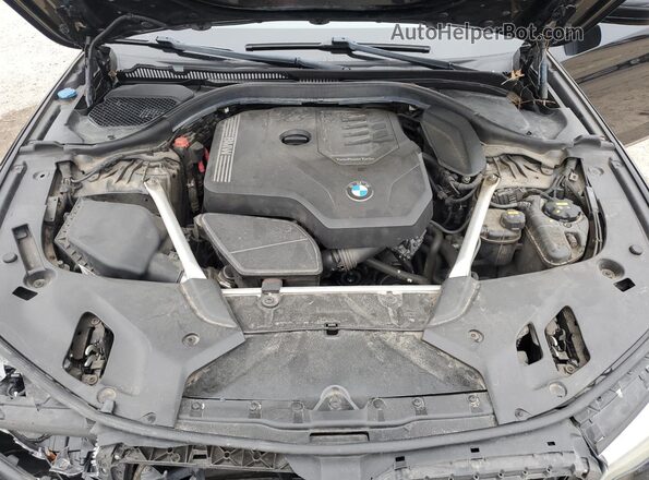 WBAJR3C04LCD06676 2020 BMW 5 SERIES Black Սալոնի հետևի տեսք
