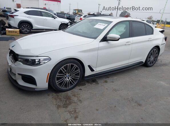 WBAJR3C05LWW67832 2020 BMW 5 SERIES White Przód lewy