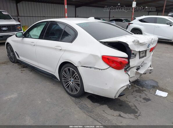 WBAJR3C05LWW67832 2020 BMW 5 SERIES White Tył lewy
