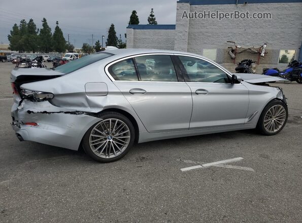 WBAJR3C08LWW80977 2020 BMW 5 SERIES Silver Rear right
