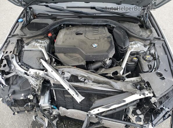 WBAJR3C08LWW80977 2020 BMW 5 SERIES Silver Rear interior view