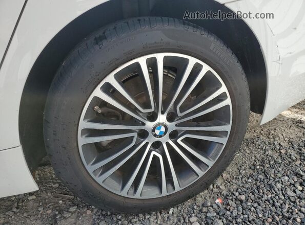WBAJR7C01LWW60819 2020 BMW 5 SERIES White VIN კოდის სტიკერის ხედი
