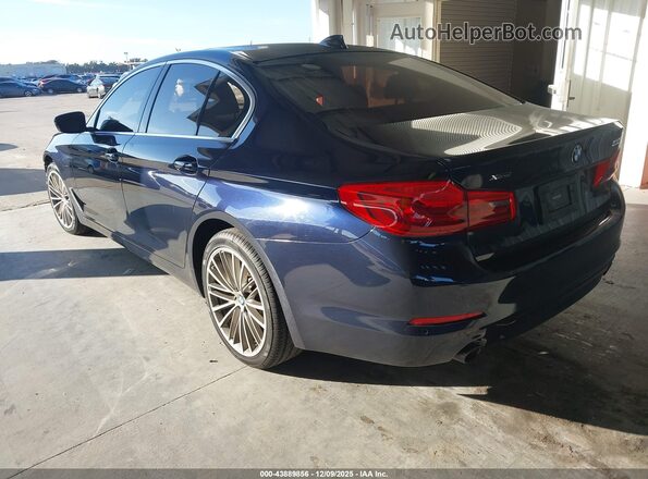 WBAJR7C02LWW65835 2020 BMW 5 SERIES Blue Задня ліва чверть