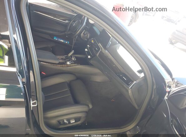 WBAJR7C02LWW65835 2020 BMW 5 SERIES Blue Вид салону спереду