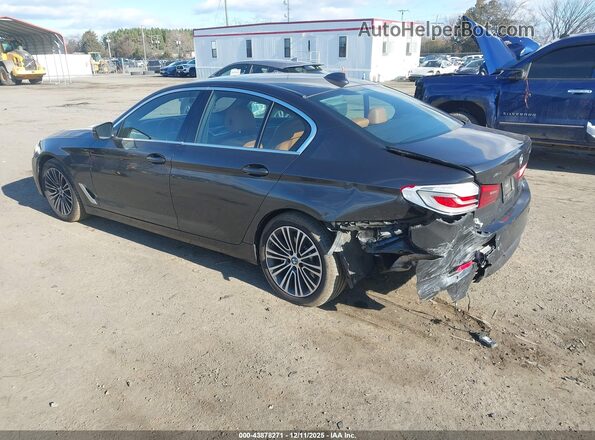 WBAJR7C0XLWW80955 2020 BMW 5 SERIES Black Հետևի ձախ