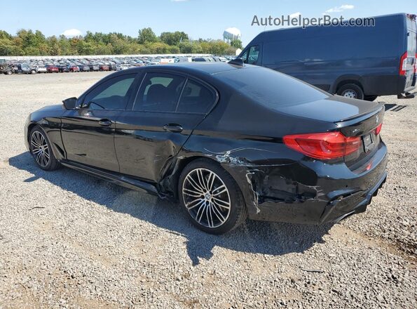 WBAJS3C04LCE49471 2020 BMW 5 SERIES Black Rear left
